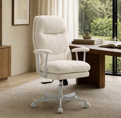 Cream upholstered swivel - cream,